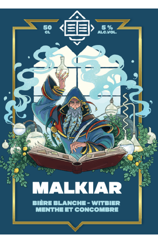 MALKIAR ,  Witbier (Blanche Belge), menthe & concombre | Codex