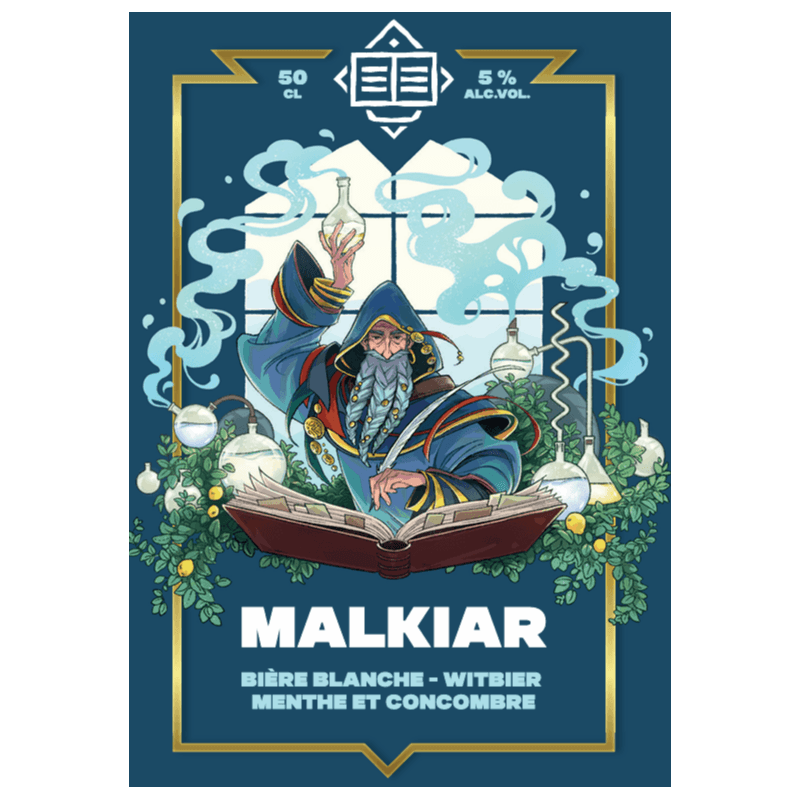 MALKIAR ,  Witbier (Blanche Belge), menthe & concombre | Codex