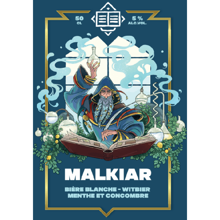MALKIAR ,  Witbier (Blanche Belge), menthe & concombre | Codex