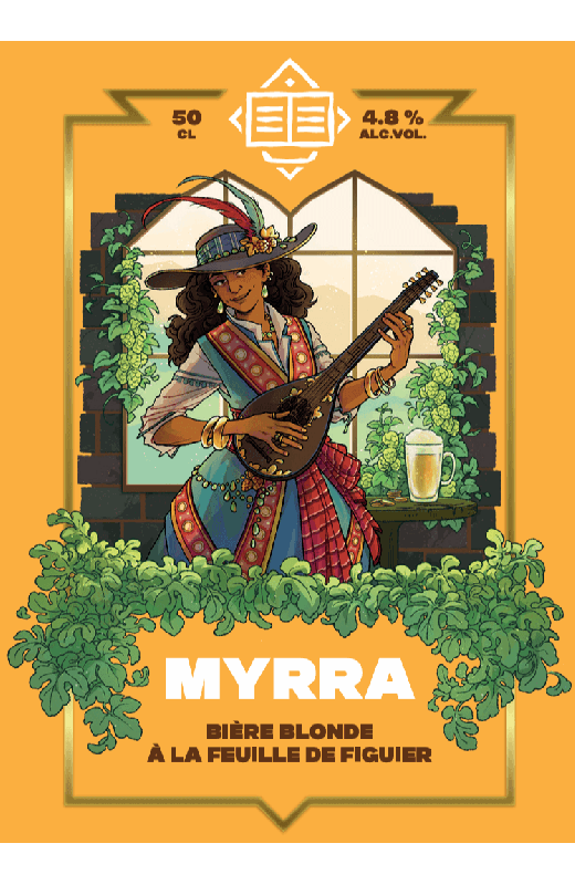 MYRRA ,  Blonde au houblon Riwaka, feuille de figuier | Codex
