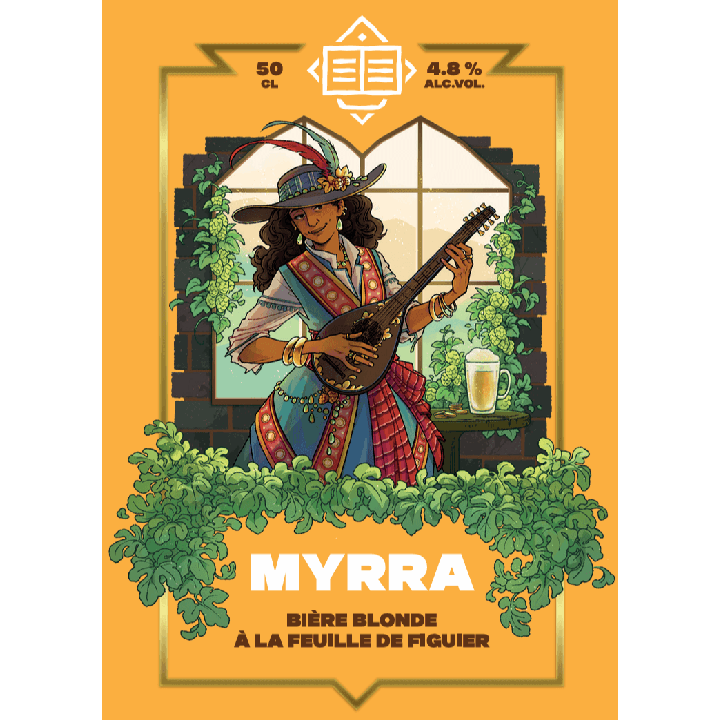 MYRRA ,  Blonde au houblon Riwaka, feuille de figuier | Codex