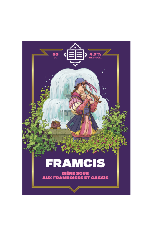 FRAMCIS ,  Sour (Bière acidulée), framboise & cassis | Codex