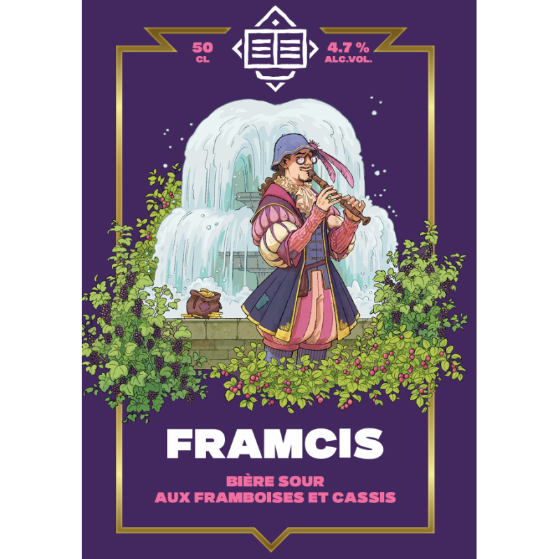 FRAMCIS ,  Sour (Bière acidulée), framboise & cassis | Codex